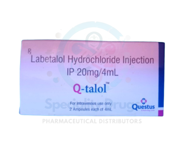 Q-Talol 20mg Labetalol Hydrochloride Injection