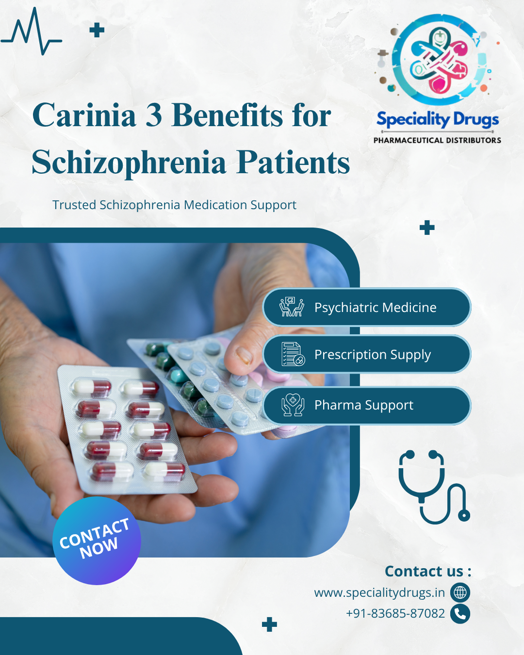 Carinia 3 Benefits for Schizophrenia Patients